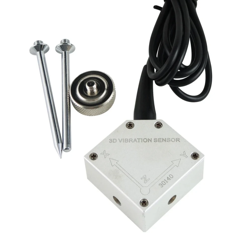 Landtek VM6380 цифровой измеритель вибраций 3 оси пьезоэлектрический акселерометр