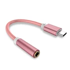 Мини-Usb Type C для 3,5 мм Aux адаптер Type-c 3 5 Jack аудио кабель для Samsung Galaxy S21 Ultra S20 Note 20 10 Plus Tab S7 S7 +