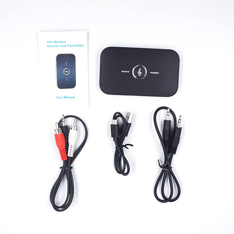 Аудиоприемник Hi-Fi 2 в 1 Bluetooth Портативный аудиоплеер с разъемом Aux 3 5 мм и USB |