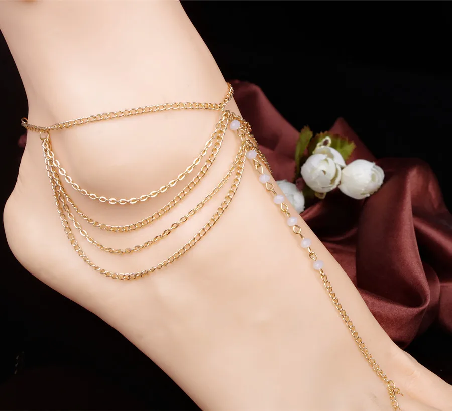 

Stainless Steel 2021 New Name Anklet For Women Custom Anklet Simple Sexy Body Chain Gift For Girlfriend