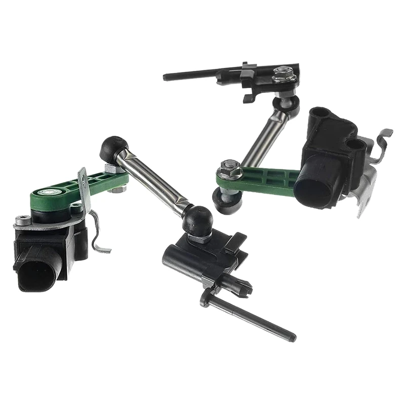 

2Pcs Headlight Level Sensor Body Suspension Height Sensor for Touareg 7P0616213 7P0616214