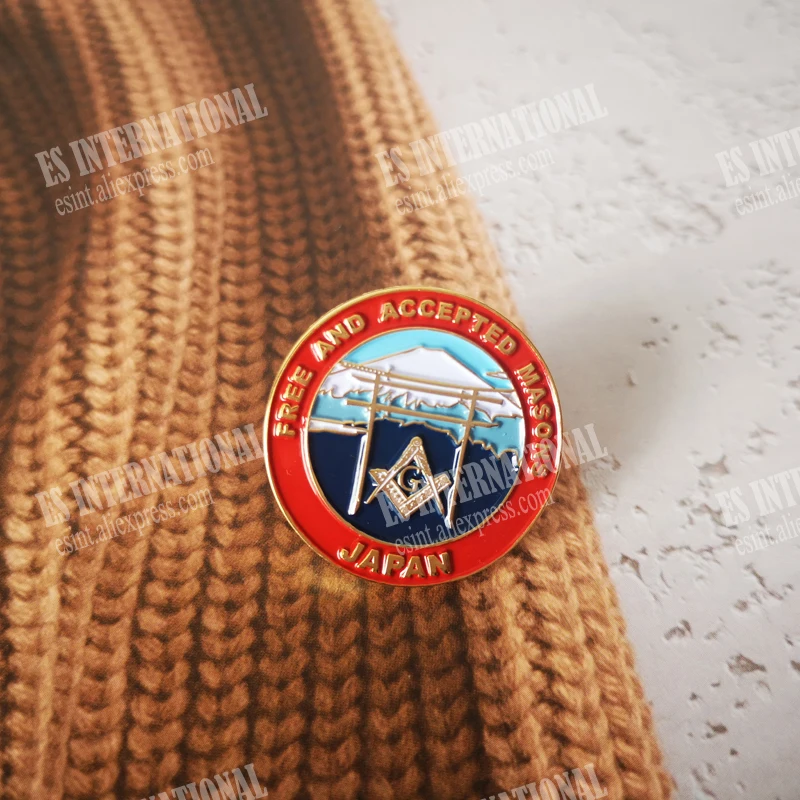 Оптовая продажа масонский значок булавки на лацканы масон вольный каменщик BLM66