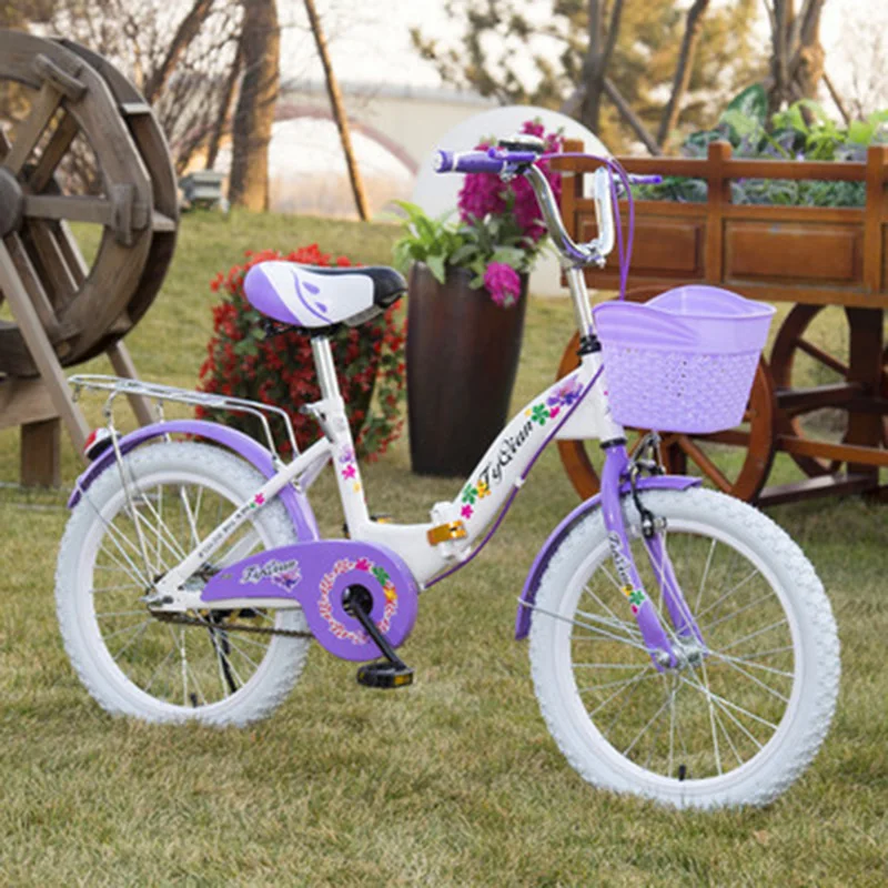 Новый детский складной велосипед 22 дюймовый студенческий принцессы в