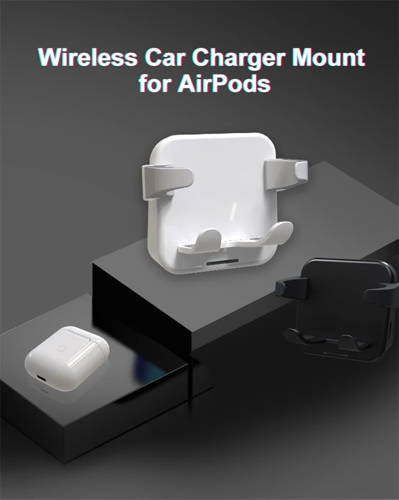 Новинка 2019 Беспроводная подставка для зарядного устройства airpod беспроводной