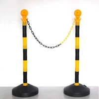 high quality 1m high warning post stanchions hotel barriers for guardrail twisted lining barrier rope