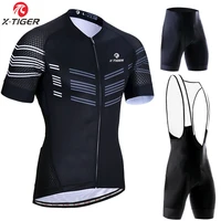 x tiger cycling jersey set sport breathable bicycle jersey mountain bike bibs shorts ropa ciclismo triathlon cycling clothing