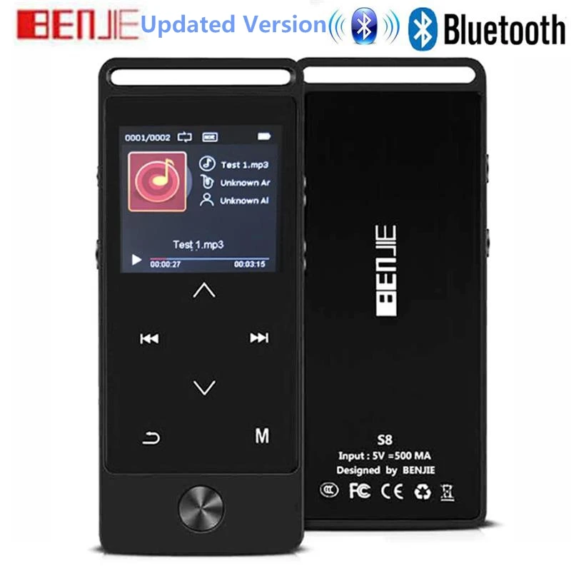 16 GB Bluetooth MP3 плеер с Динамик видео без потерь Музыкальный плеер поддерживает 128 Гб карта памяти с FM радио, голос Регистраторы