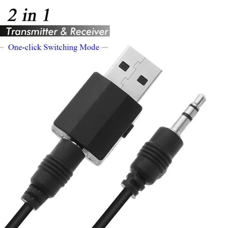 Беспроводной адаптер 2 в 1 с Bluetooth V5.0 аудио приемник передатчик Cabe Мини AUX USB 3 5 мм Jack