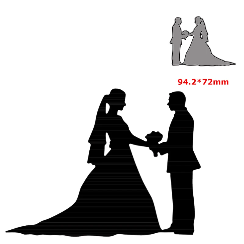 

Металлические Вырубные штампы форма для декора невесты жениха «сделай сам» для скрапбукинга бумаги рукоделия ножа форма лезвие Дырокол трафареты штампы