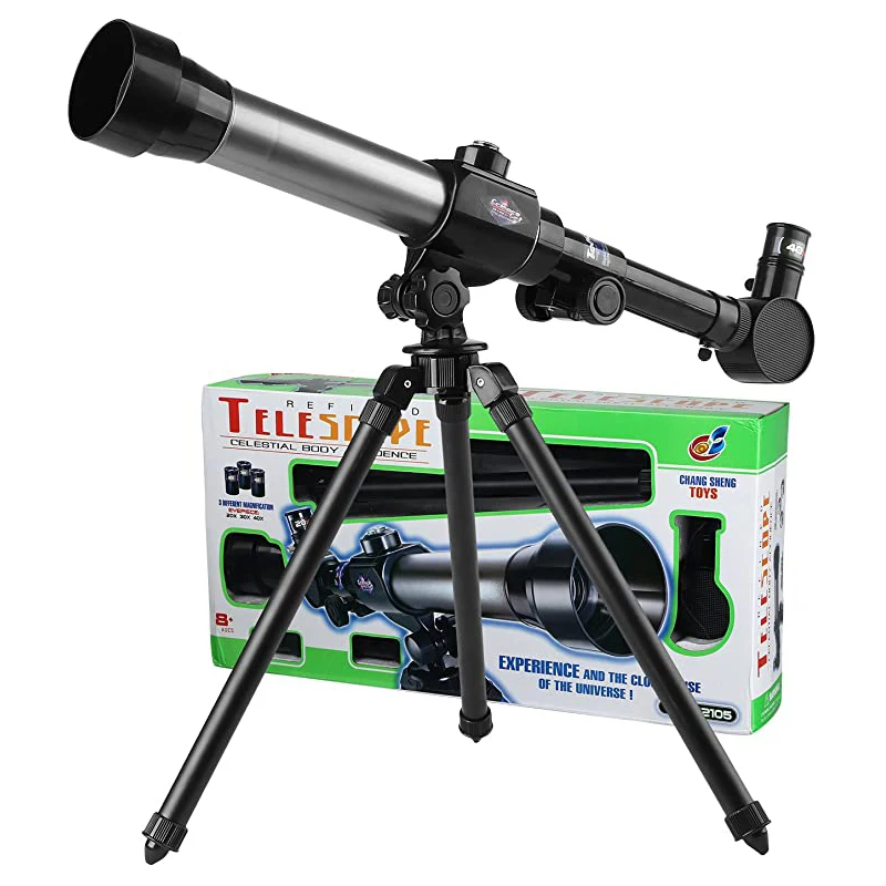 

Beginners Child Astronomy Telescope Educational Science Toys For Kids Telescope With Tripod 20x 30x 40x Magnification Eyepieces