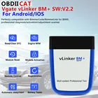 OBDIICAT Vgate vLinker BM + ELM327 BM V2.2 сканер Bluetooth 4,0 wifi OBD 2 OBD2 автомобильный диагностический ELM 327 авто инструмент для автомобиля