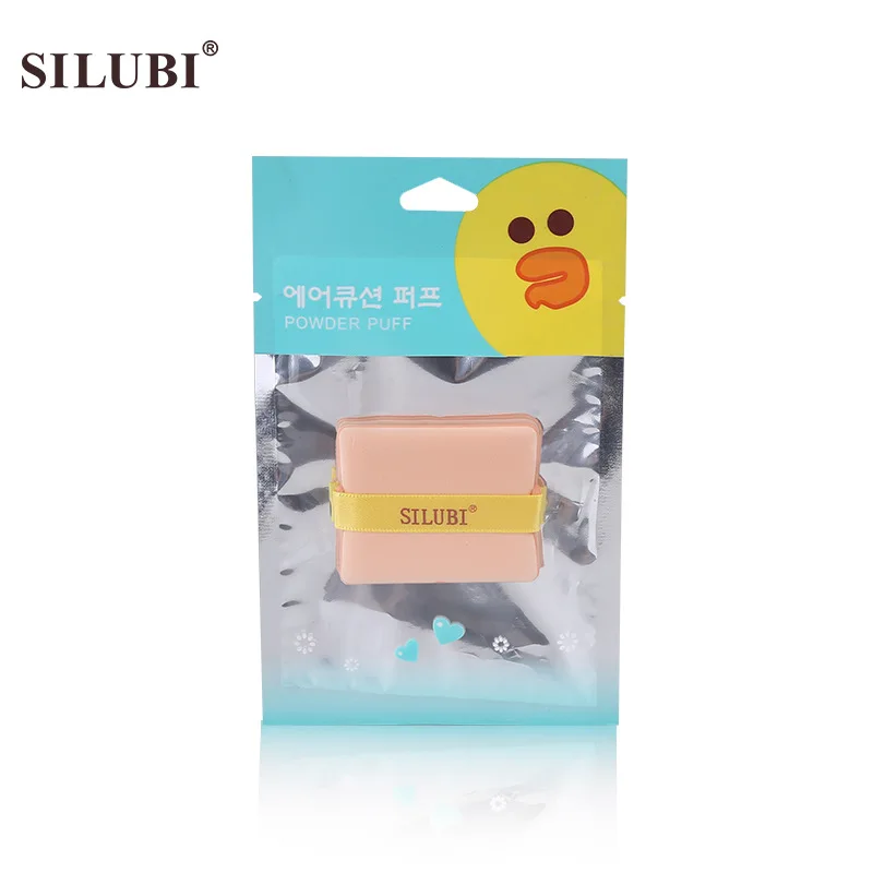

Non-latex Puff Square Circle Ribbon Air Cushion Makeup Flutter S153