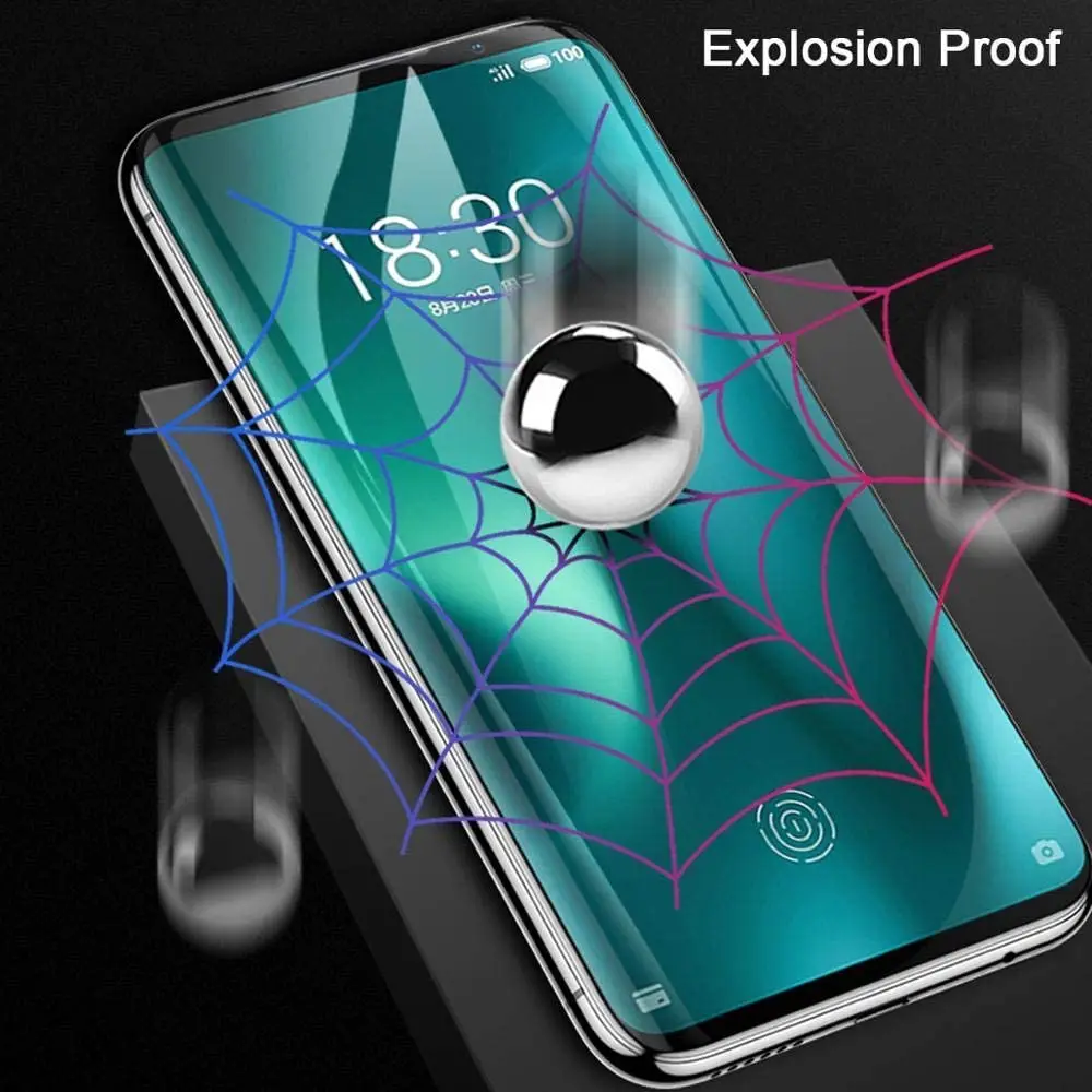 9H HD Toughed Hydrogel Film Screen Protector for Meizu Pro 7 6 Plus 5 Protective on 16 15 Lite | Мобильные телефоны и