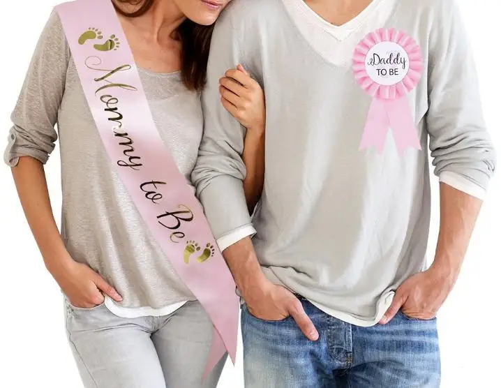 Жестяной значок для мамы в честь будущей матери детского душа новые подарки пол