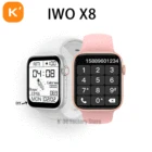 Смарт-часы IWO 13 max IWO X8, 44 мм, Bluetooth, напоминание о звонках, сообщениях, пульсометр, Смарт-часы для Apple Watch, Android, IOS