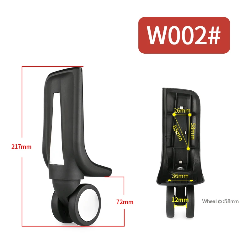 Replacement Luggage Wheels for suitcases Repair Hand Spinner Caster Wheels Parts accessories luggage suitcase card rollingwheels