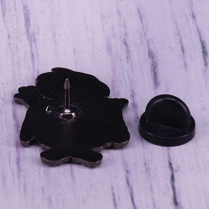 Эмалированная Заколка-ящерица королева Лиза Барт Дафф сады феминистский значок |