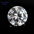 Маленький размер, круглый белый кубический цирконий, камень с круглой огранкой, свободные CZ камни, бриллианты 0,7  3 мм для восстановления ювелирных изделий