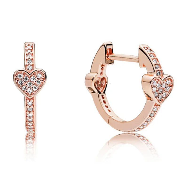 Серебряные серьги 925 женские в форме сердца европейские украшения | Украшения и