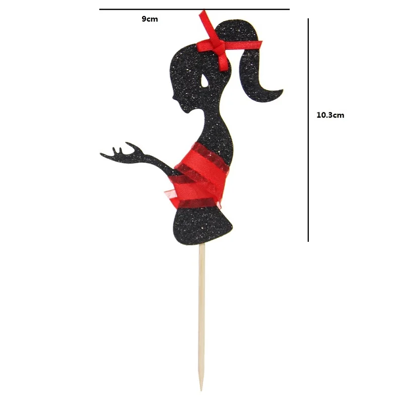 2 шт Дешевые Элегантные женские бумажные украшения для кексов девушка ночь день рождения Свадебное торжество девичник вечерние торт поставки