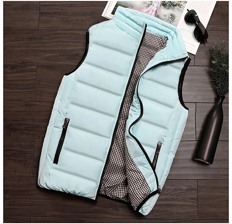 INS Ultra-fire bao kuan MEN'S Vest Outdoor Vest Clothing Autumn& Winter Coat Men down Feather Cotton Vest
