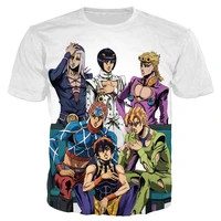 anime t shirts jojo bizarre adventur 3d print t shirt men women homme fashion t shirt harajuku top tees funny shirts tshirt
