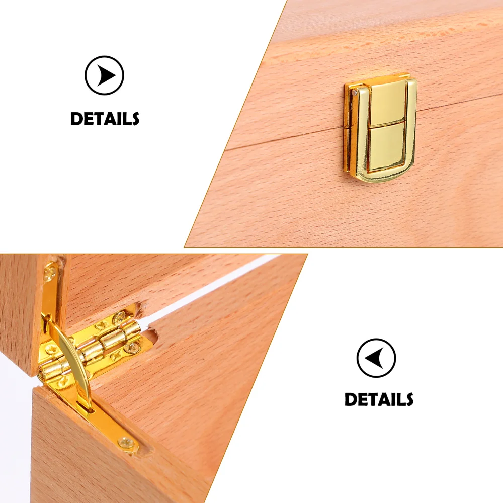 

1pc Wooden Gift Box Gift Container Candy Storage Box Gift Packing Box for Home