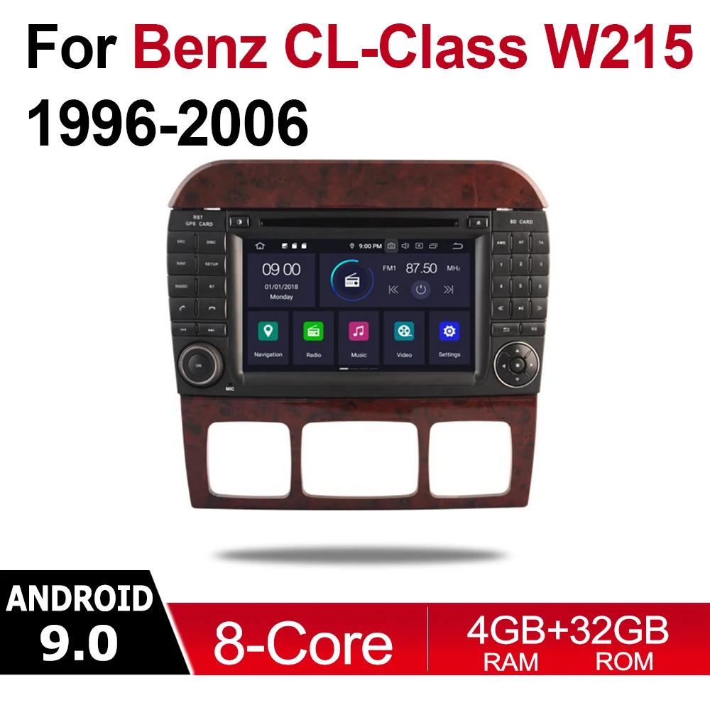 Android автомобильный мультимедийный плеер WIFI GPS навигация Авторадио для Mercedes Benz CL