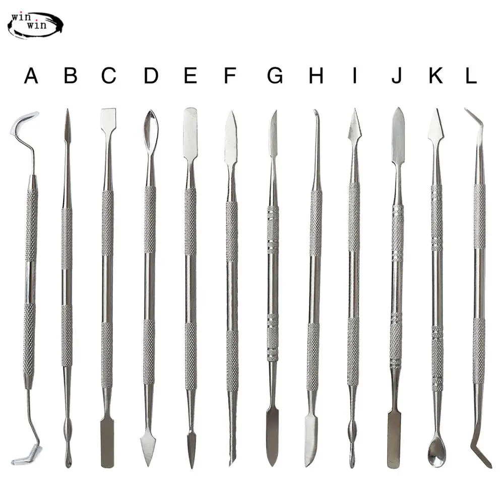 

berkem 12 species Professional Metal Carving Chisel Knife Hand Tool Set For Basic Detailed Carving