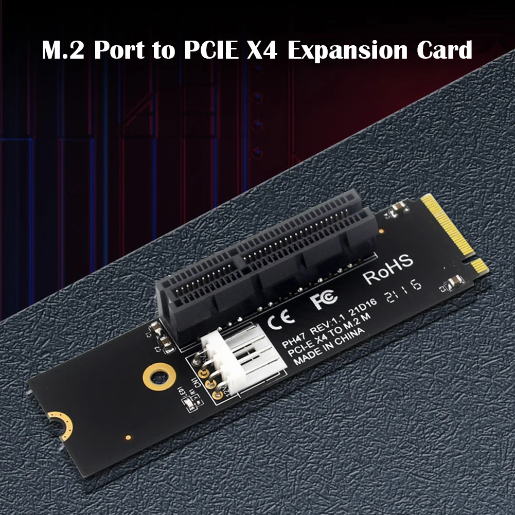 

Плата расширения M.2 SSD NGFF к PCI-E X4 PCI-Express X1/X4/X8/X16, комплект адаптеров с кабелем, расширитель для настольного компьютера, аксессуар