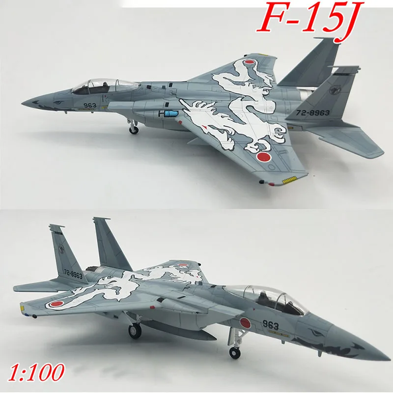 

1/100 весы Японии ВВС США F15 F-15J истребитель Eagle ВВС литья под давлением самолет модель игрушка из сплава