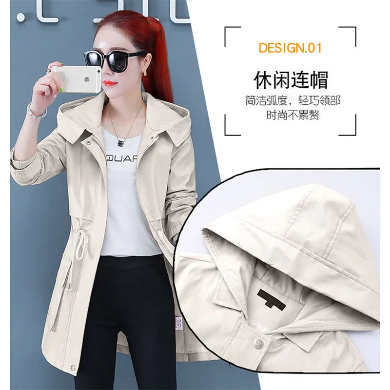 Тренч для девочек весна-осень 2021 новый корейский Модный повседневный размера