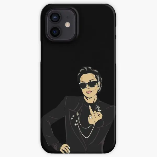 Черный Жесткий Чехол Kris Jenner с защелкой для Iphone 11 12 13 Pro Max Mini 5 5S X XS XR 6 6S 7 8 Plus чехол