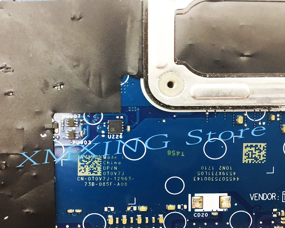 FULCOL для DELL Latitude 7270 E7270 материнская плата ноутбука I7 6600U LA C451P CN 0T0V7J T0V7J