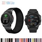 Ремешок для часов Fenix 6XFenix 5X QuickFit, нейлоновый браслет для Garmin Fenix 5 plus 6 Pro 3 HR Forerunner 935945 D2 Bravo, 26 мм 22 мм
