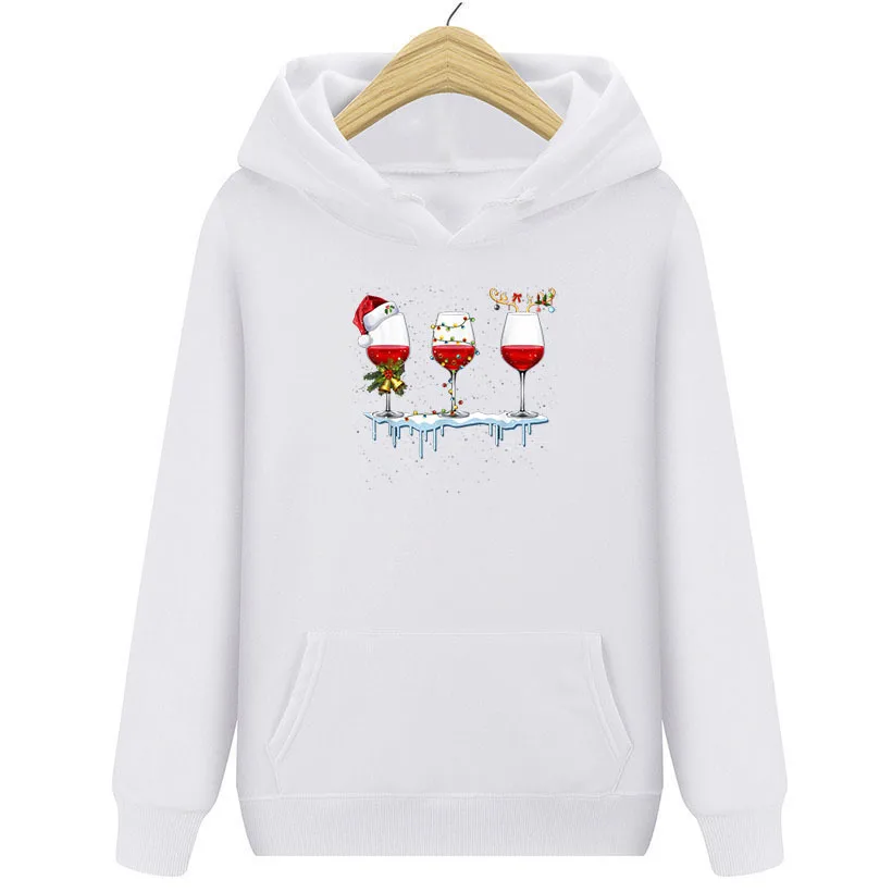 

Women Hoodies Oversized Hooded Women's Christmas Printed Sweatshirt Men Loose Long Sleeve Harajuku Pullovers Chrsitmas Gifts