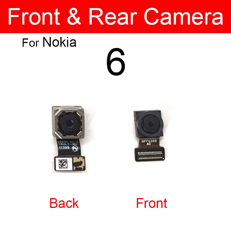Передняя и задняя камеры для Nokia 5 6 7 X5 X6 X7 1 Plus 2018 маленькая Основная камера гибкий