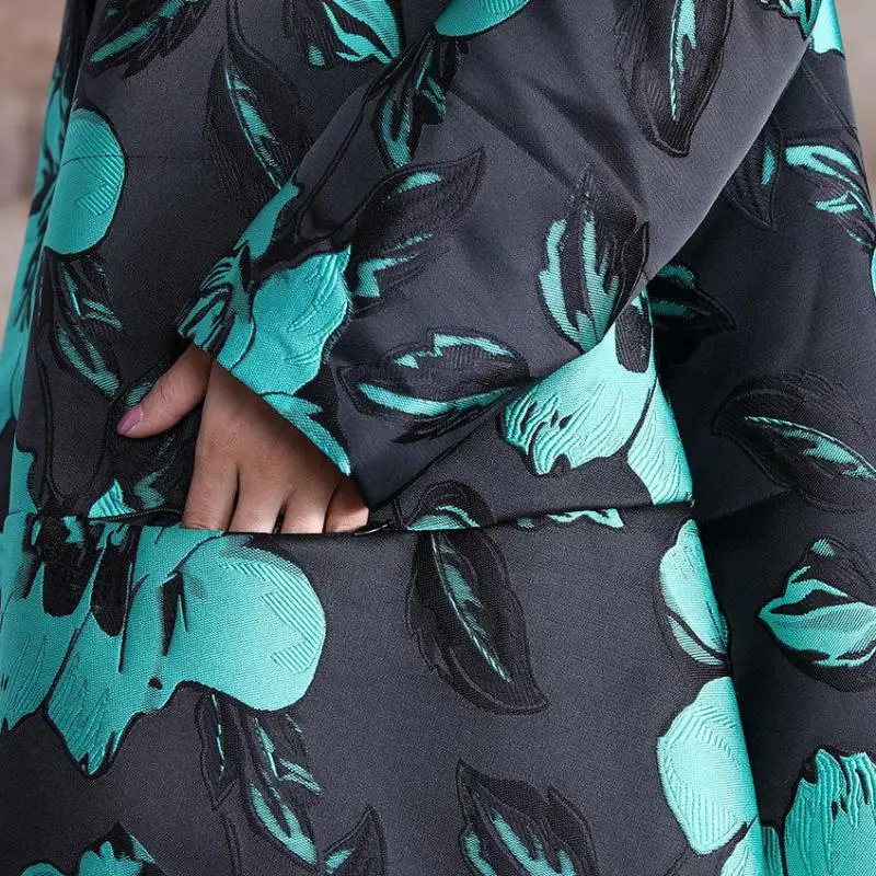 Длинная куртка парка в винтажном стиле зимнее пальто женская одежда новинка 2019