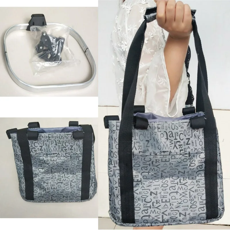 Велосипедная корзина складная переноска для маленьких домашних животных кошек и