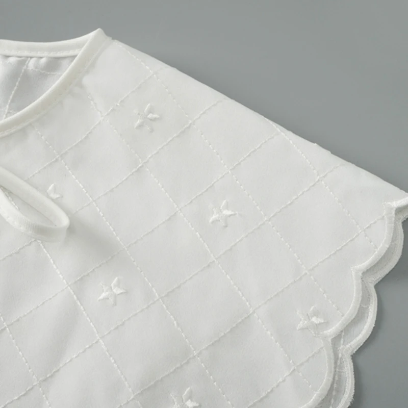 Вышитый накладной воротник с нежными полями накладные воротники съемный