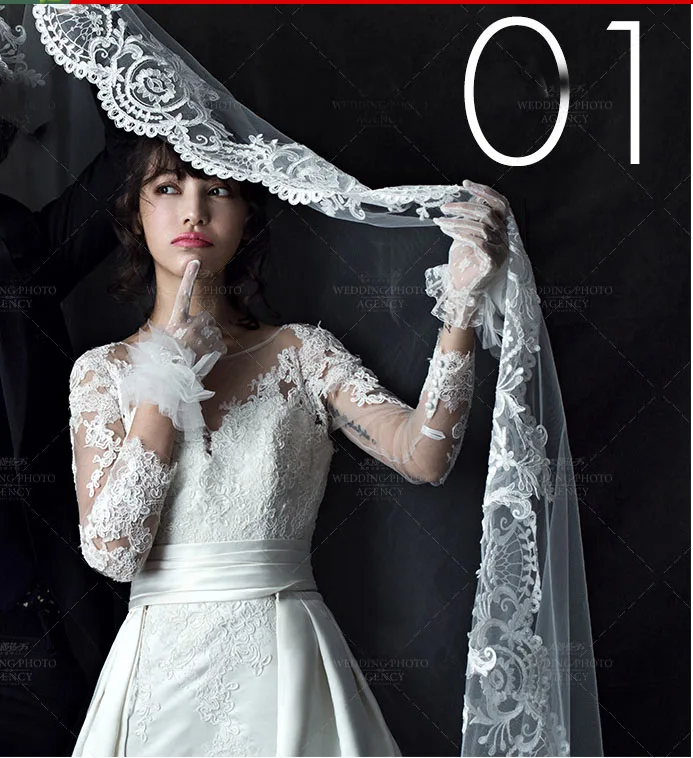 Кружевная свадебная вуаль с гребнем длиной 2 3 м Новая Элегантная Однослойная 230