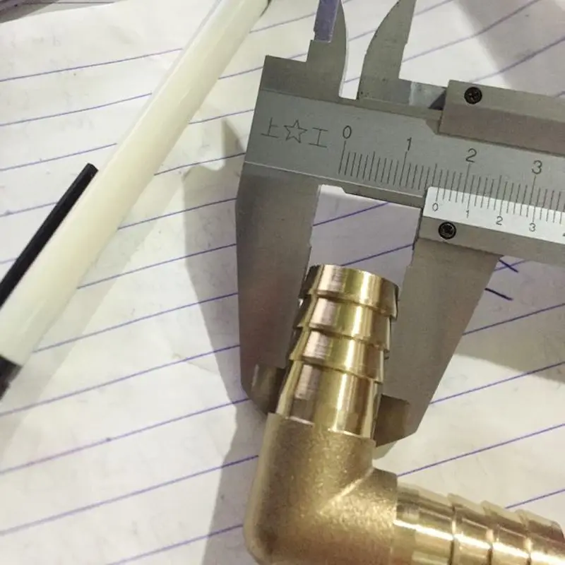 Медная двуглавая пагода локоть под прямым углом 16 мм газовая труба соединение 90