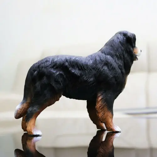 JJM Бернская горная собака модель тростника животное декоративная игрушка