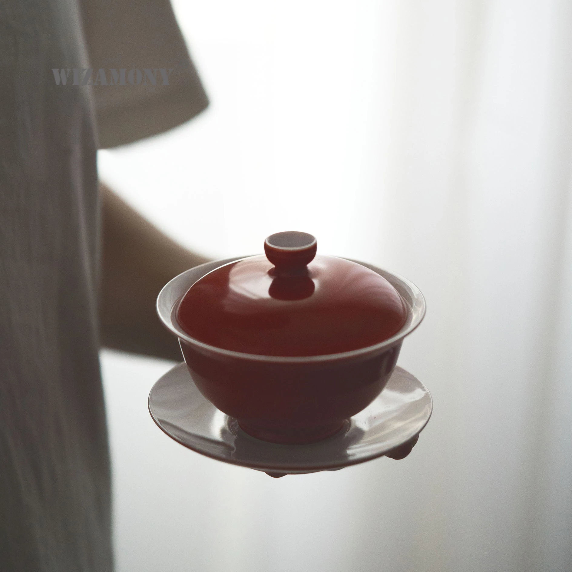 WIZAMONY 180 мл семейный чайный набор Gaiwan чашка чаша Ручная Роспись Цзиндэчжэнь