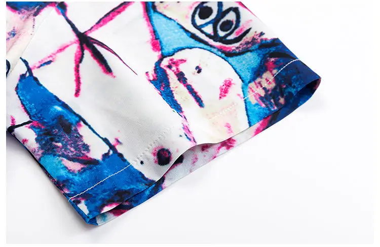 

Cheap wholesale new arrival 2020 men clothing Hot selling retro shirt casual graphic shirts personality harajuku Tops Ay1259