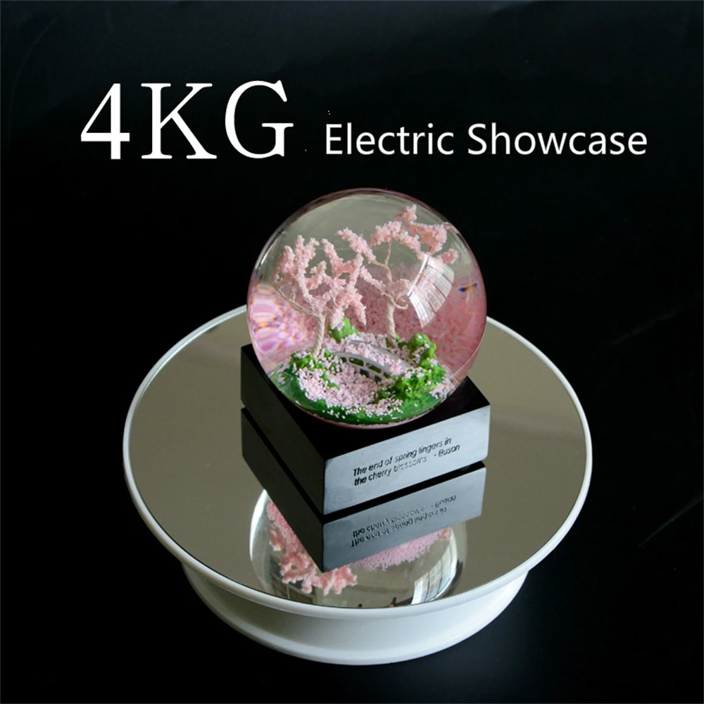 Электрический поворотный стол поддон вращающаяся витрина для ювелирных изделий