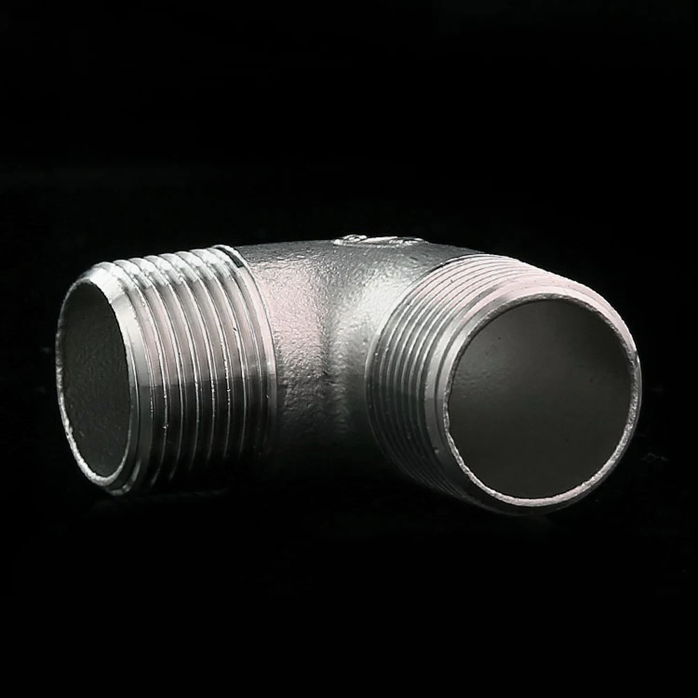 1/4 "3/8" 1/2 "3/4" 1 "1 1/4" 5 "2" BSPT Мужской (под углом 90 градусов) для 304