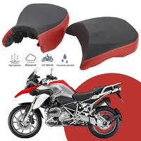 motorcycle front rear seat pillion cushion for bmw r1200gs adv 2013 2017 r 1250 gs adventure 2018 2021 leather saddle seat cover