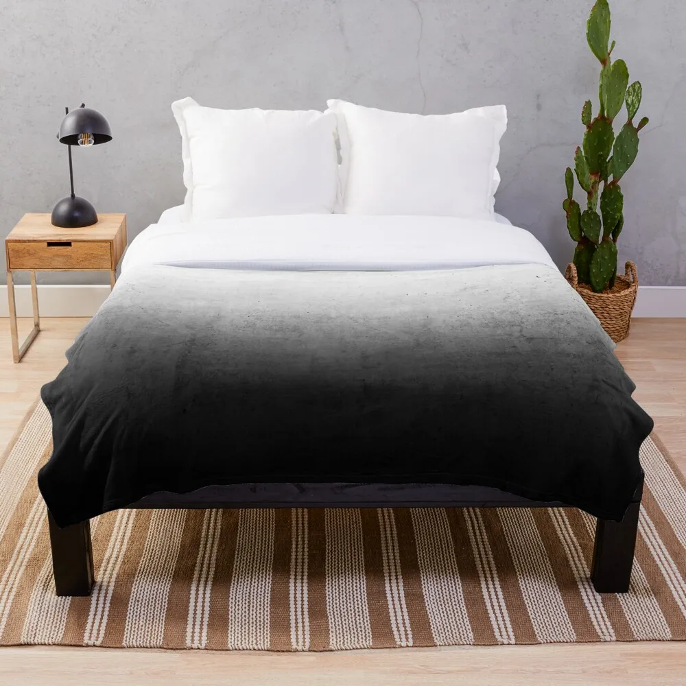 

Одеяло с эффектом омбре на бетонной текстуре, супер мягкое одеяло с принтом для семьи, машины и дивана, летние офисные одеяла