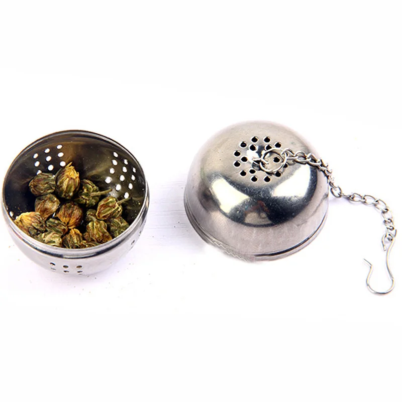 1pcs Tea Infuser Stainless Steel Sphere Mesh Healthy Intense Flavor Reusable bag Tea&ampCoffee Strainer Measure Swirl Steep | Дом и сад
